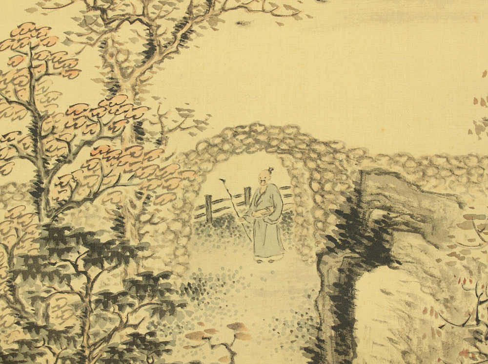 水墨画 風景画 田能村竹田落款あり 良好な状態 水墨画 風景画 田能村 水墨画 風景画 田能村竹田落款あり 良好な状態 水墨画 風景画 田能村