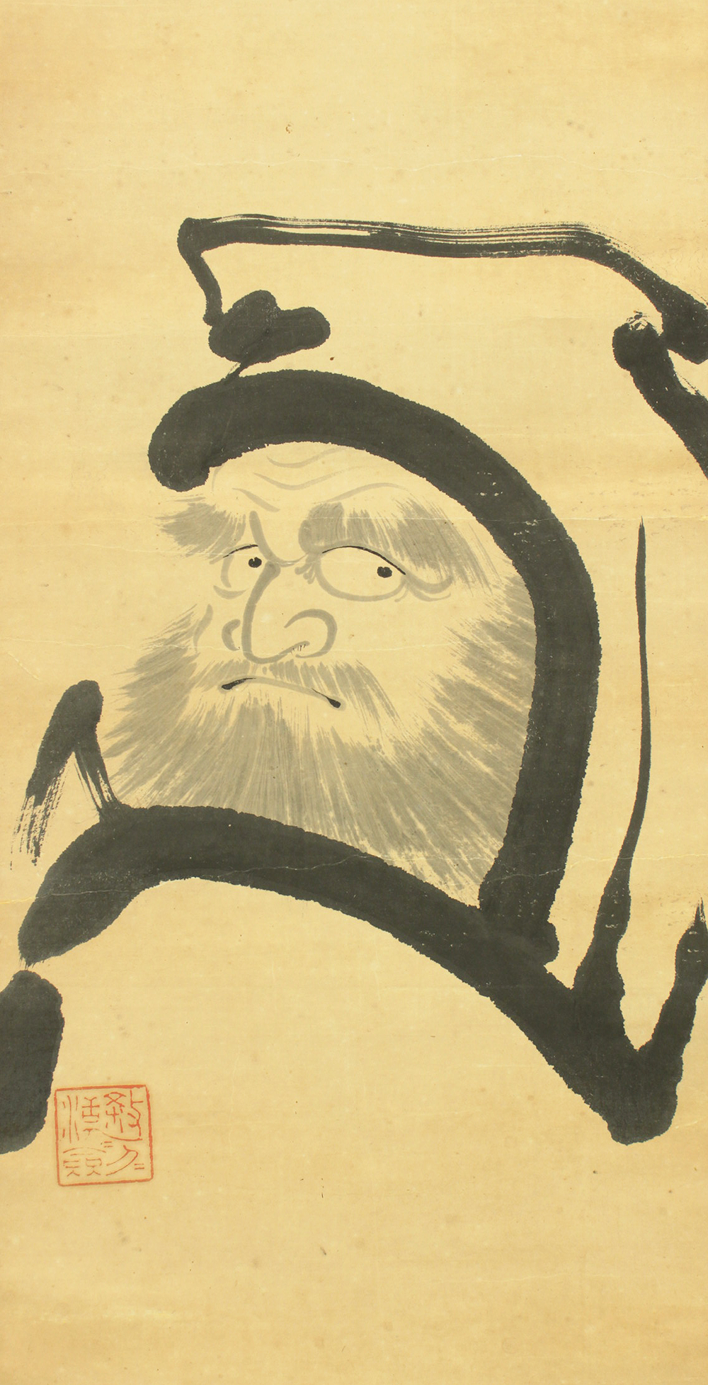 真作/国泰寺派管長/稲葉心田/一行書/一花天下春/掛軸☆宝船☆AE 真作/国泰寺派管長/稲葉心田/一行書/一花天下春/掛軸☆宝船☆AE