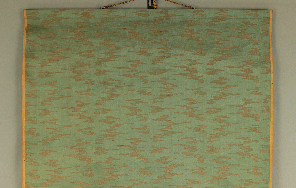 田能村竹田筆　絹本淡彩水墨【黄金水湧出之図】大徳寺378世無学宗行　詩NO63 田能村竹田筆 絹本淡彩水墨【黄金水湧出之図】大徳寺378世無