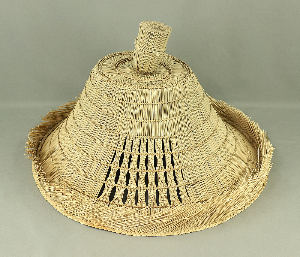 Ronin Straw Hat Roningasa Amigasa Hat For Ronin Samurai Bushi Made